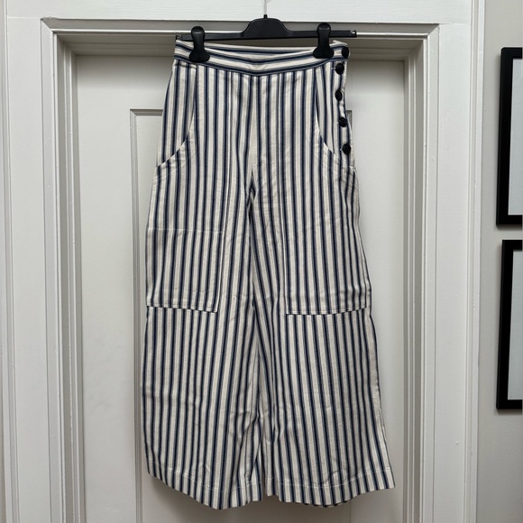 Striped Wide Leg Pants - Picture 1 of 6